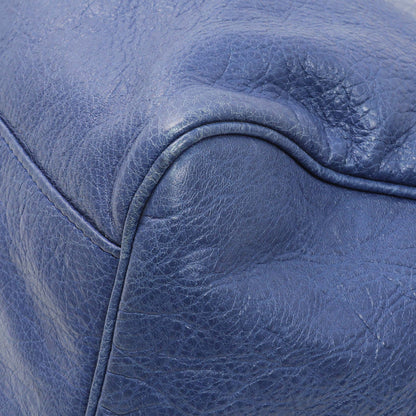 Exclusive Balenciaga Blue Agneau Classic Hardware Velo — Alternate View 7