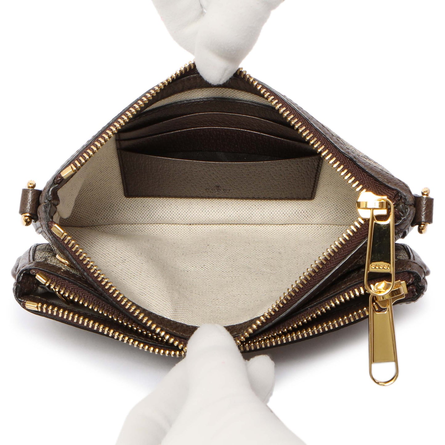 Exclusive Gucci Web Mini Blondie Crossbody Bag — Detail View
