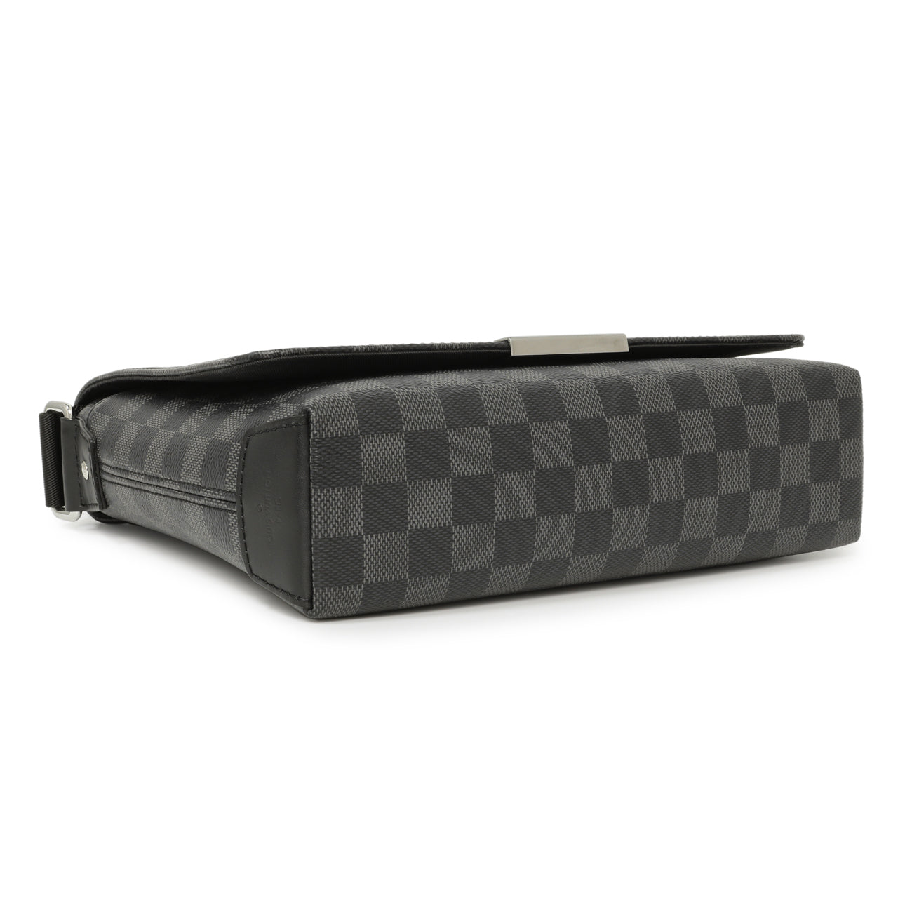 Exclusive Louis Vuitton Damier Graphite District PM — Back View
