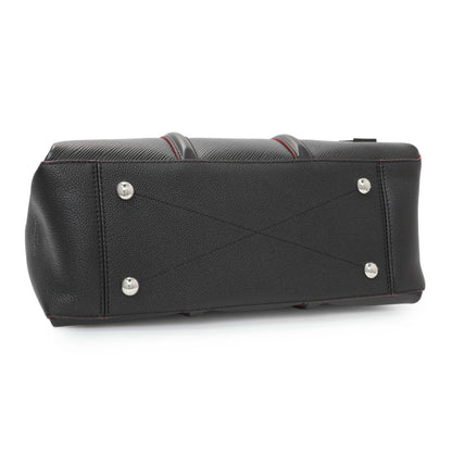 Exclusive Louis Vuitton Black Epi Soufflot MM — Back View