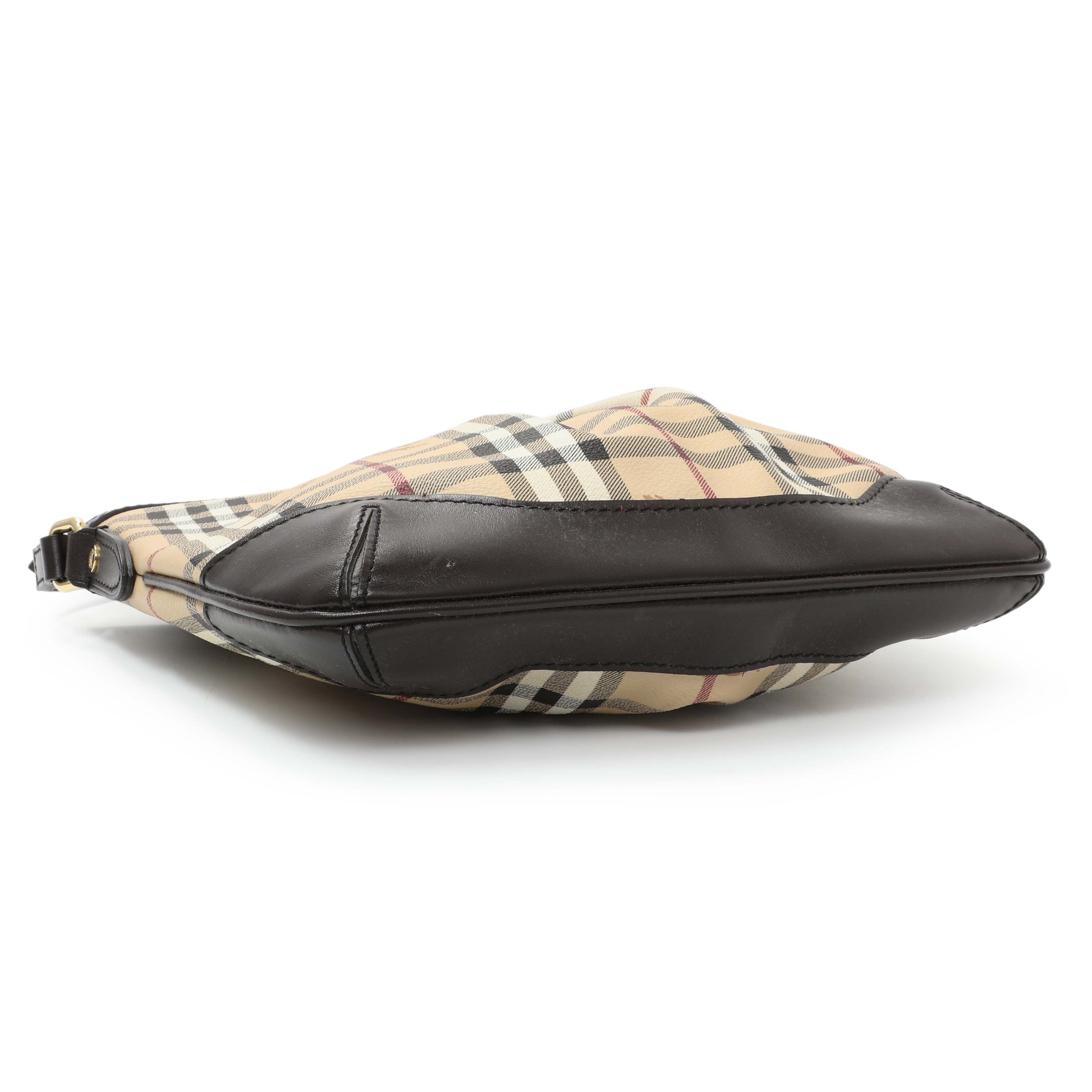 Exclusive Burberry Hartham Haymarket Check Crossbody — Back View