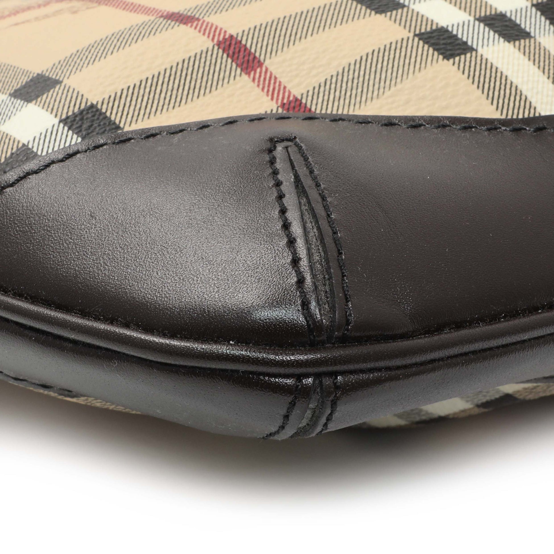 Exclusive Burberry Hartham Haymarket Check Crossbody — Lifestyle View