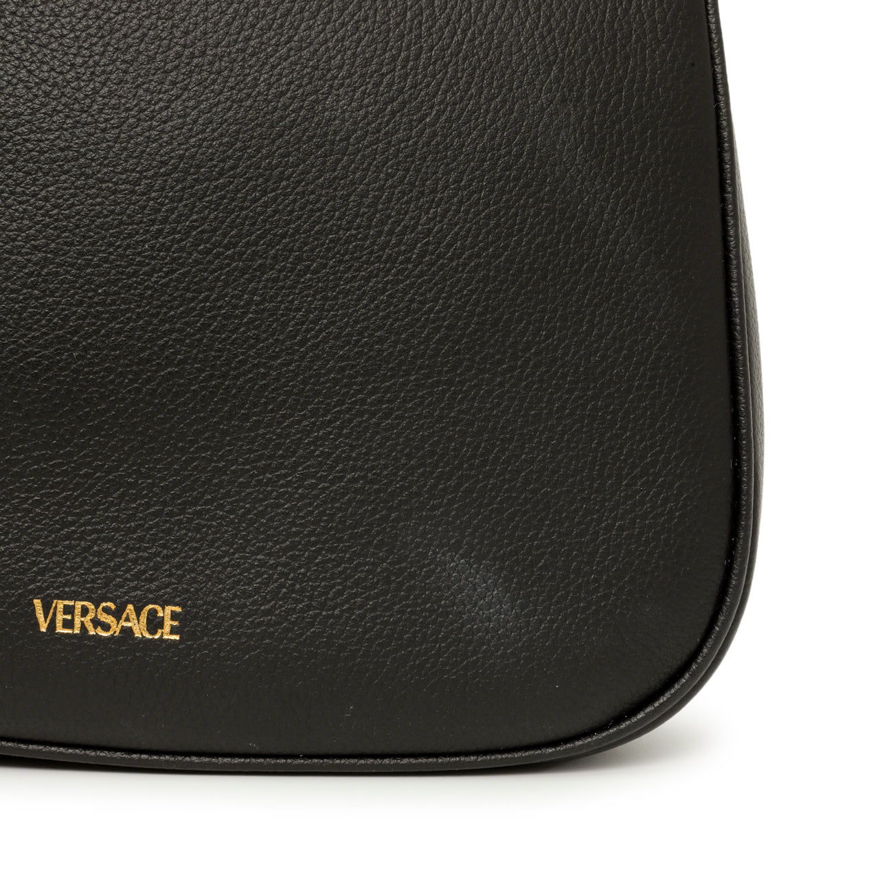 Exclusive Versace Black Calfskin La Medusa Mini Chain Hobo — Alternate View 7
