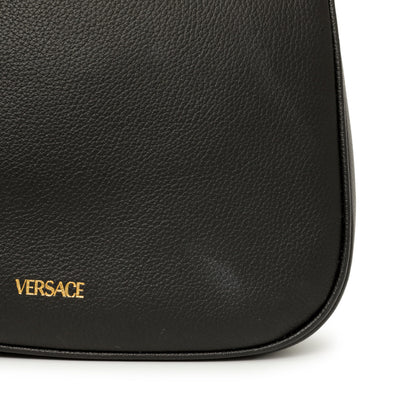 Exclusive Versace Black Calfskin La Medusa Mini Chain Hobo — Alternate View 7