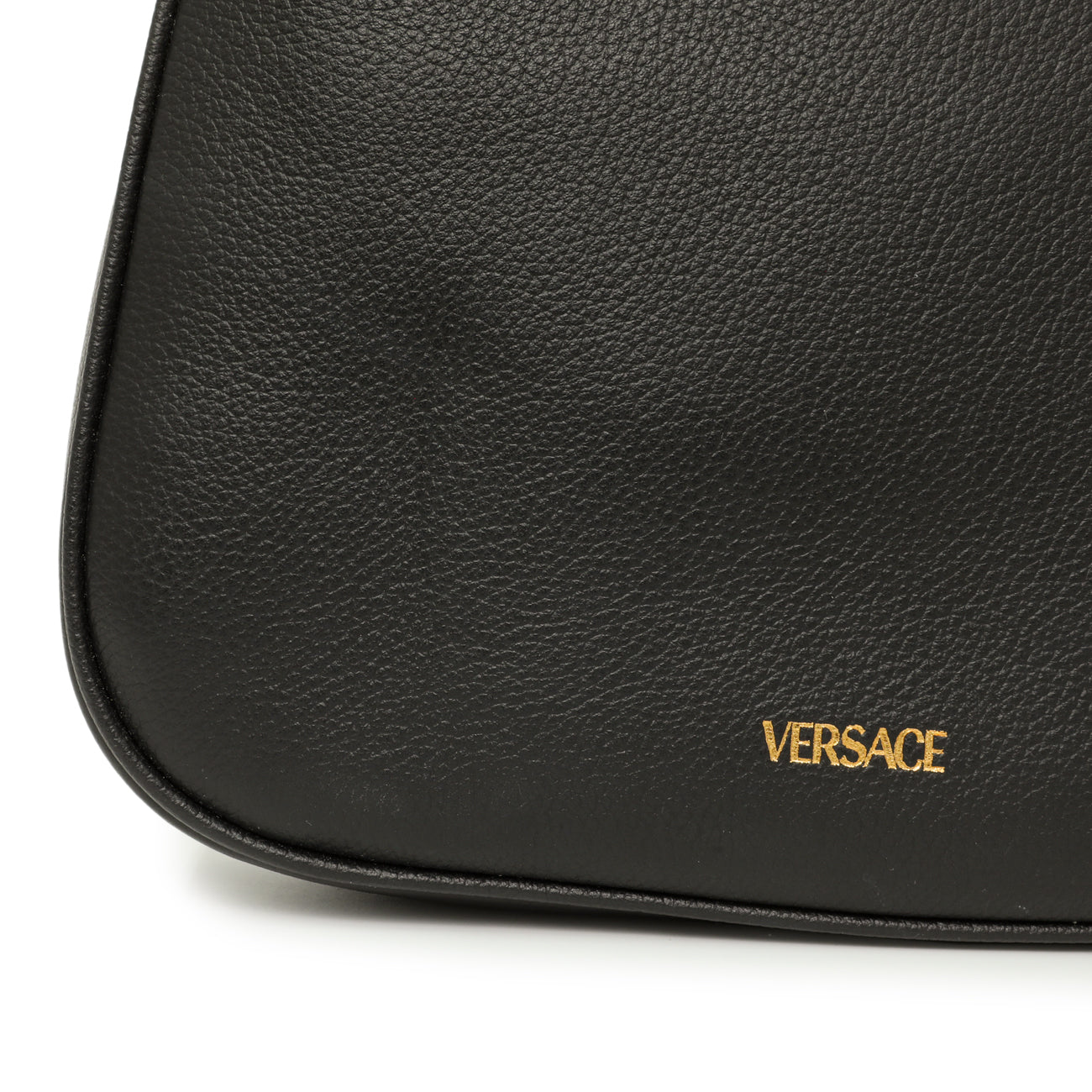 Exclusive Versace Black Calfskin La Medusa Mini Chain Hobo — Alternate View 8