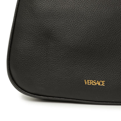 Exclusive Versace Black Calfskin La Medusa Mini Chain Hobo — Alternate View 8