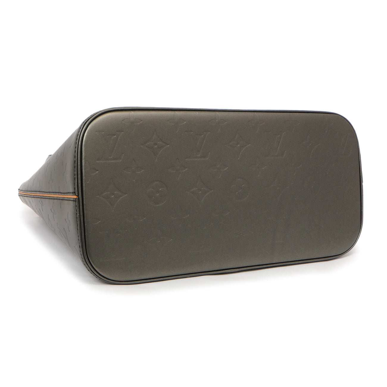 Exclusive Louis Vuitton Grey Mat Monogram Stockton — Back View