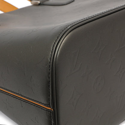 Exclusive Louis Vuitton Grey Mat Monogram Stockton — Top View