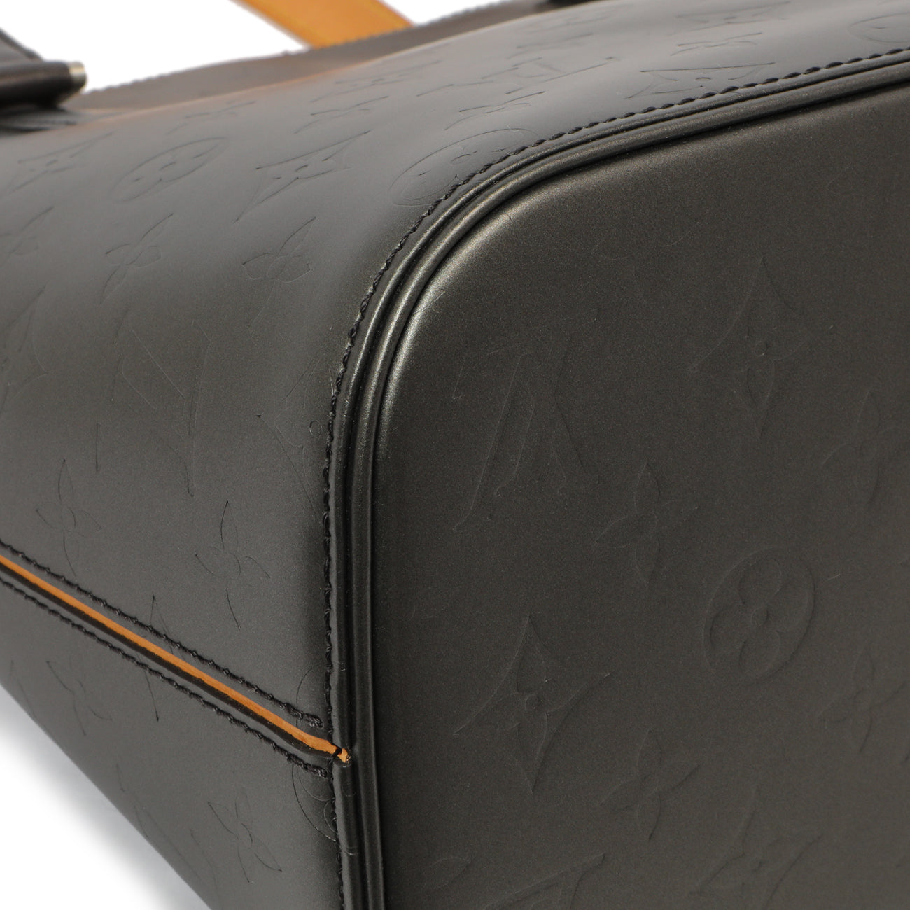 Exclusive Louis Vuitton Grey Mat Monogram Stockton — Lifestyle View