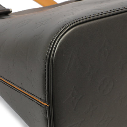 Exclusive Louis Vuitton Grey Mat Monogram Stockton — Lifestyle View