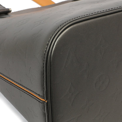 Exclusive Louis Vuitton Grey Mat Monogram Stockton — Top View