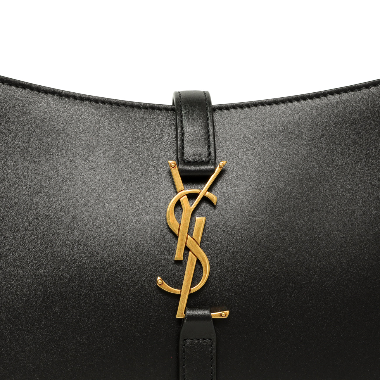 Exclusive Saint Laurent Black Smooth Calfskin Le 5 A 7 Hobo — Alternate View 7