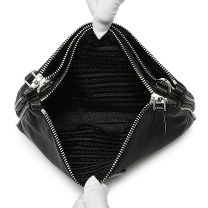 Exclusive Prada Black Nylon Re-Edition 2000 Messenger Bag — Alternate View 7