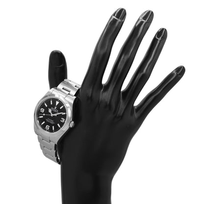 Exclusive Rolex Stainless Steel Explorer 39 214270 — Detail View