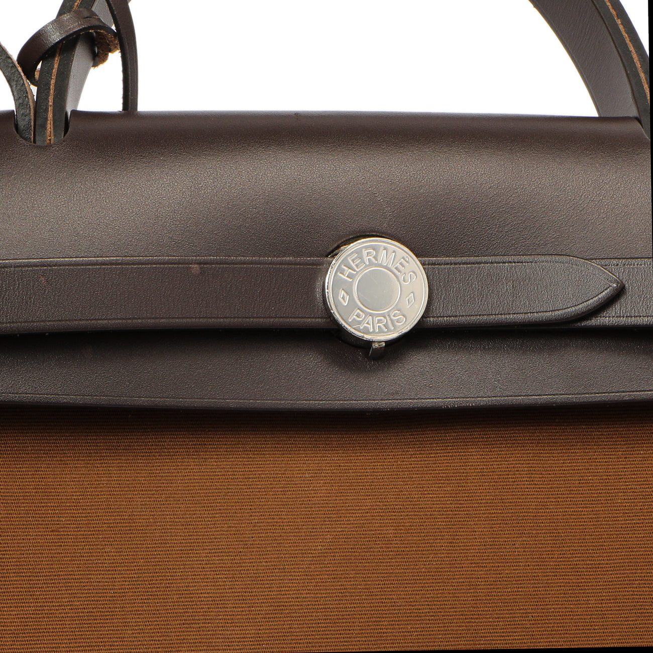 Exclusive Hermes Ebene Toile Herbag Zip 31 — Alternate View 9