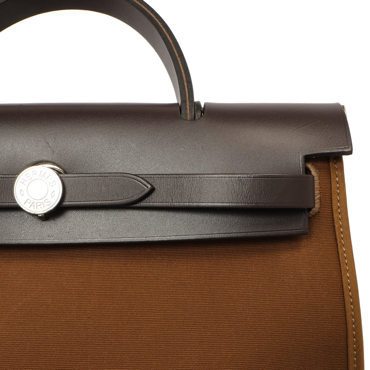 Exclusive Hermes Ebene Toile Herbag Zip 31 — Alternate View 11