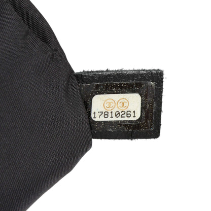 Exclusive Chanel Black Coated Canvas Large Paris Biarritz Tote — Lifestyle View
