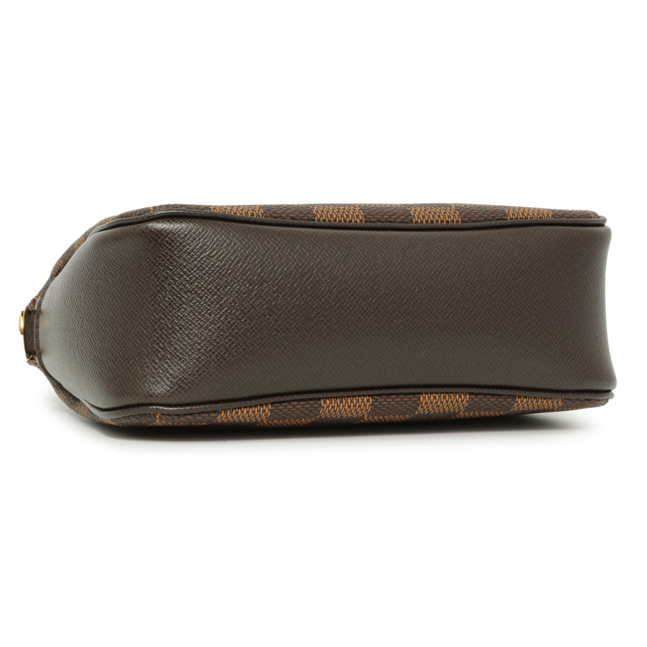 Exclusive Louis Vuitton Damier Ebene Trousse Make Up Bag Pochette — Back View