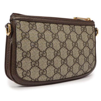 Exclusive Gucci Web Mini Blondie Crossbody Bag — Side View