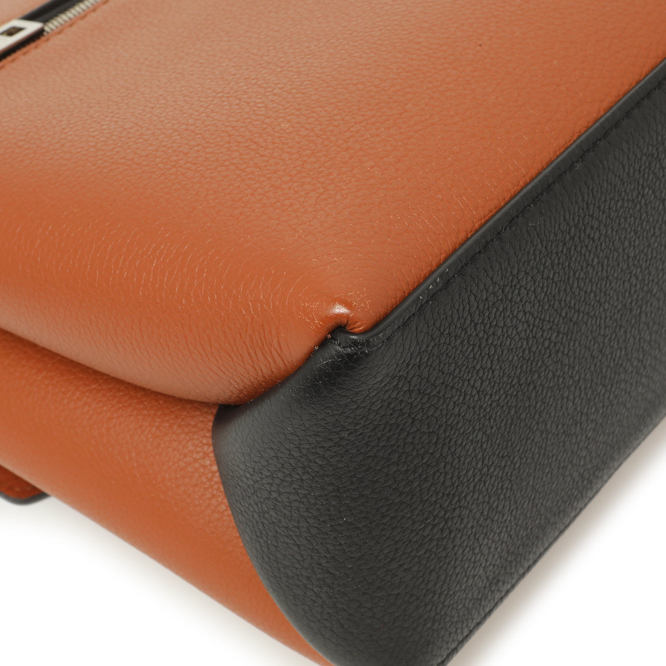 Exclusive Louis Vuitton Caramel Creme Black Soft Calfskin My Lockme Top Handle — Lifestyle View