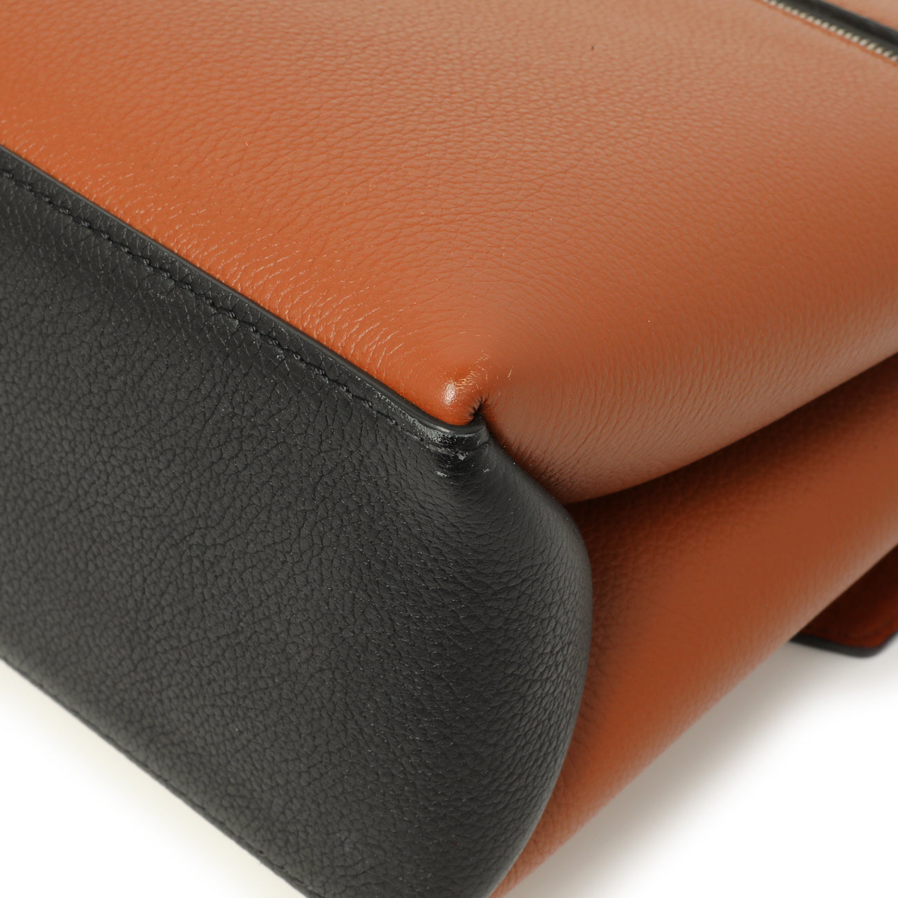 Exclusive Louis Vuitton Caramel Creme Black Soft Calfskin My Lockme Top Handle — Alternate View 7