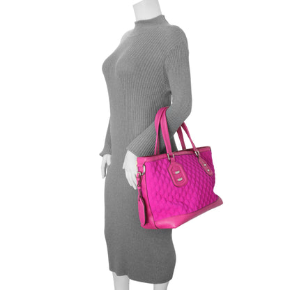 Exclusive Gucci Fuchsia Guccissima Neoprene Techno Tote — Alternate View 11