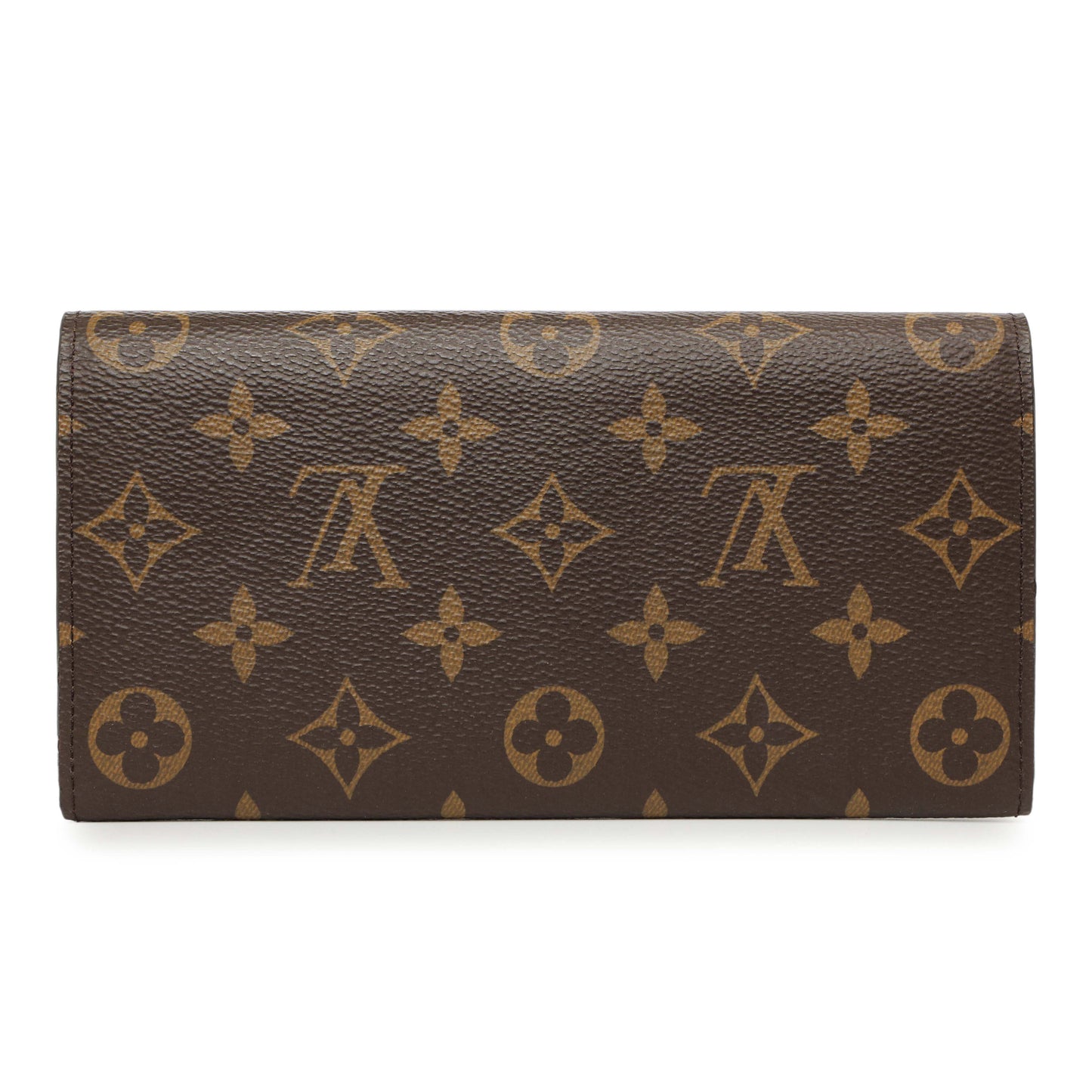 Exclusive Louis Vuitton Monogram Fuchsia Emilie Wallet — Side View