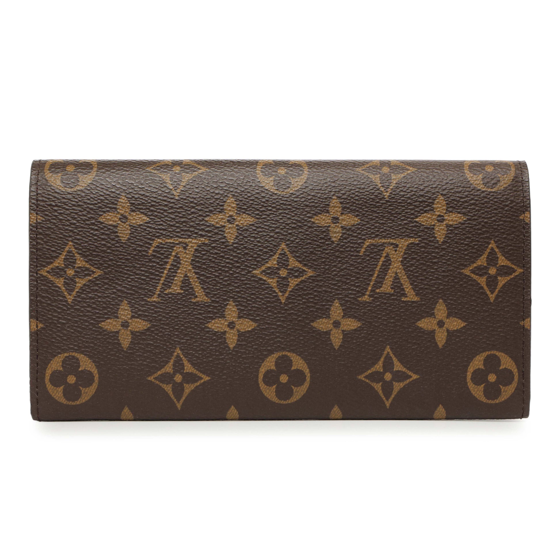 Exclusive Louis Vuitton Monogram Fuchsia Emilie Wallet — Side View