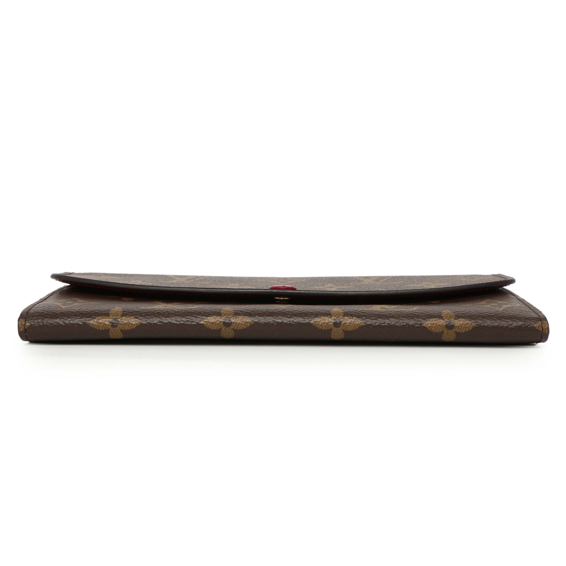 Exclusive Louis Vuitton Monogram Fuchsia Emilie Wallet — Back View