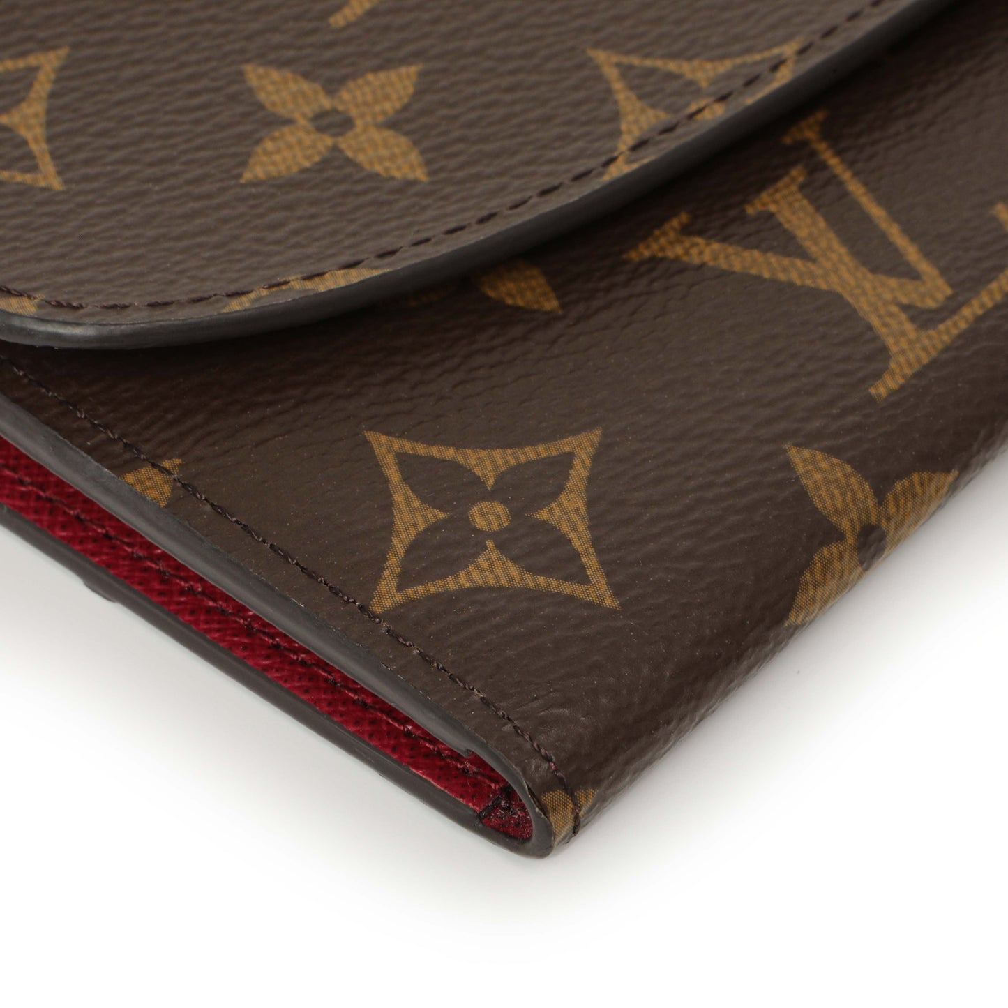 Exclusive Louis Vuitton Monogram Fuchsia Emilie Wallet — Top View