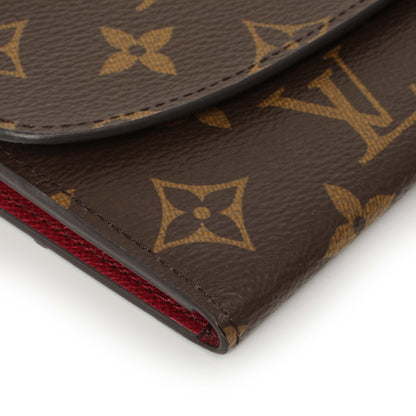 Exclusive Louis Vuitton Monogram Fuchsia Emilie Wallet — Top View