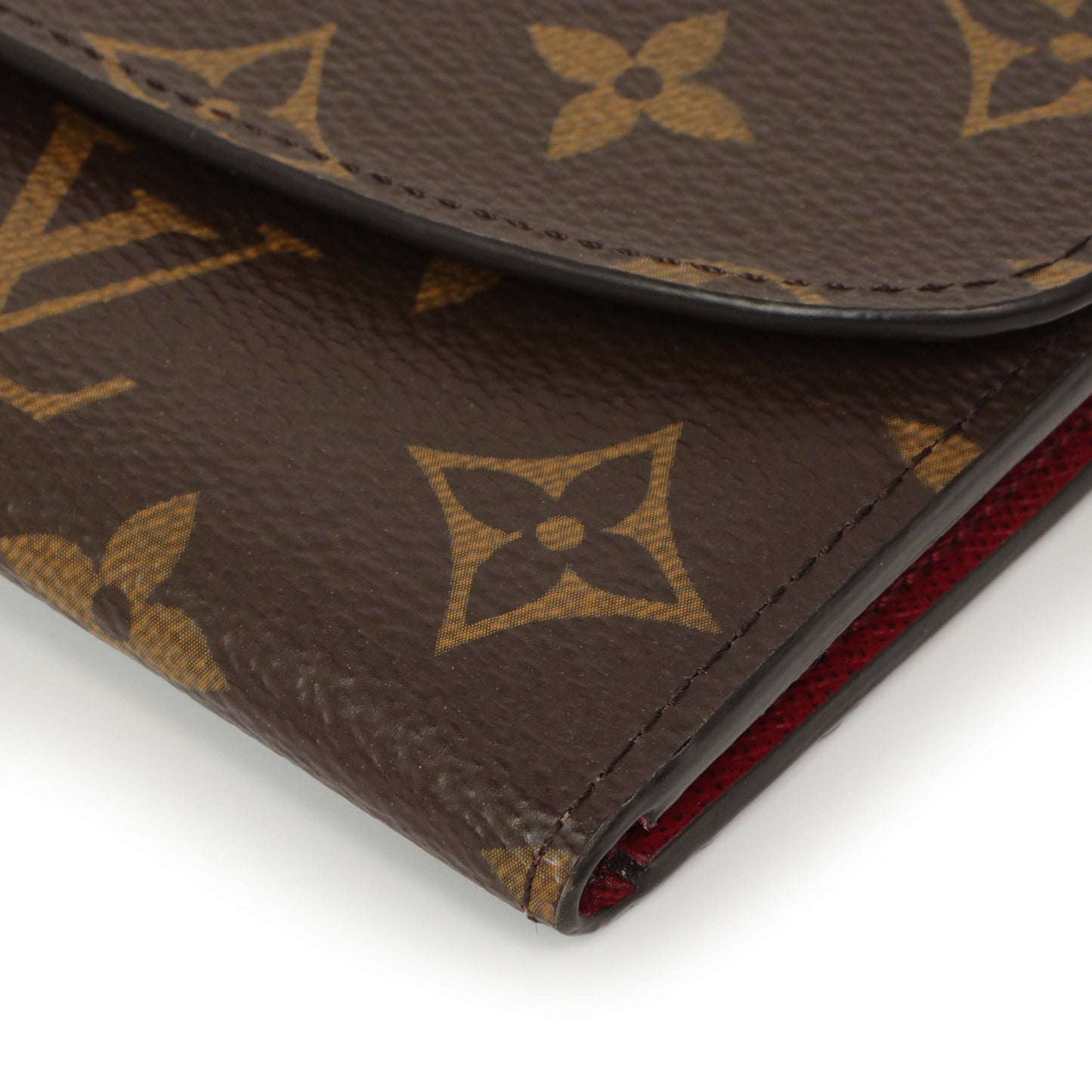 Exclusive Louis Vuitton Monogram Fuchsia Emilie Wallet — Detail View