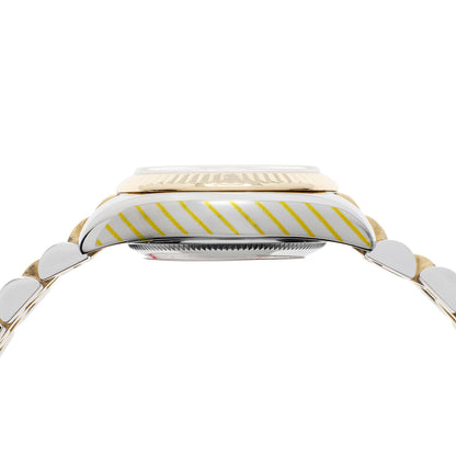 Exclusive Rolex Stainless Steel 18K Yellow Gold Datejust 26 179173 — Back View