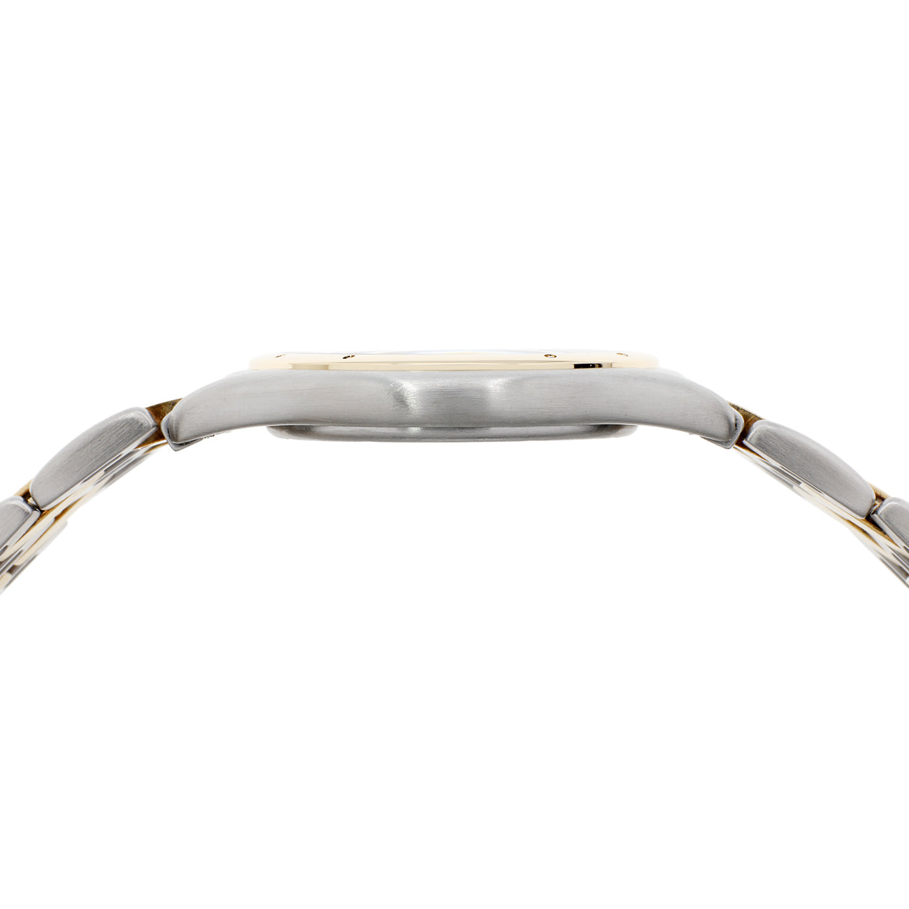 Exclusive Cartier 18K Yellow Gold Stainless Steel Quartz Cougar — Back View