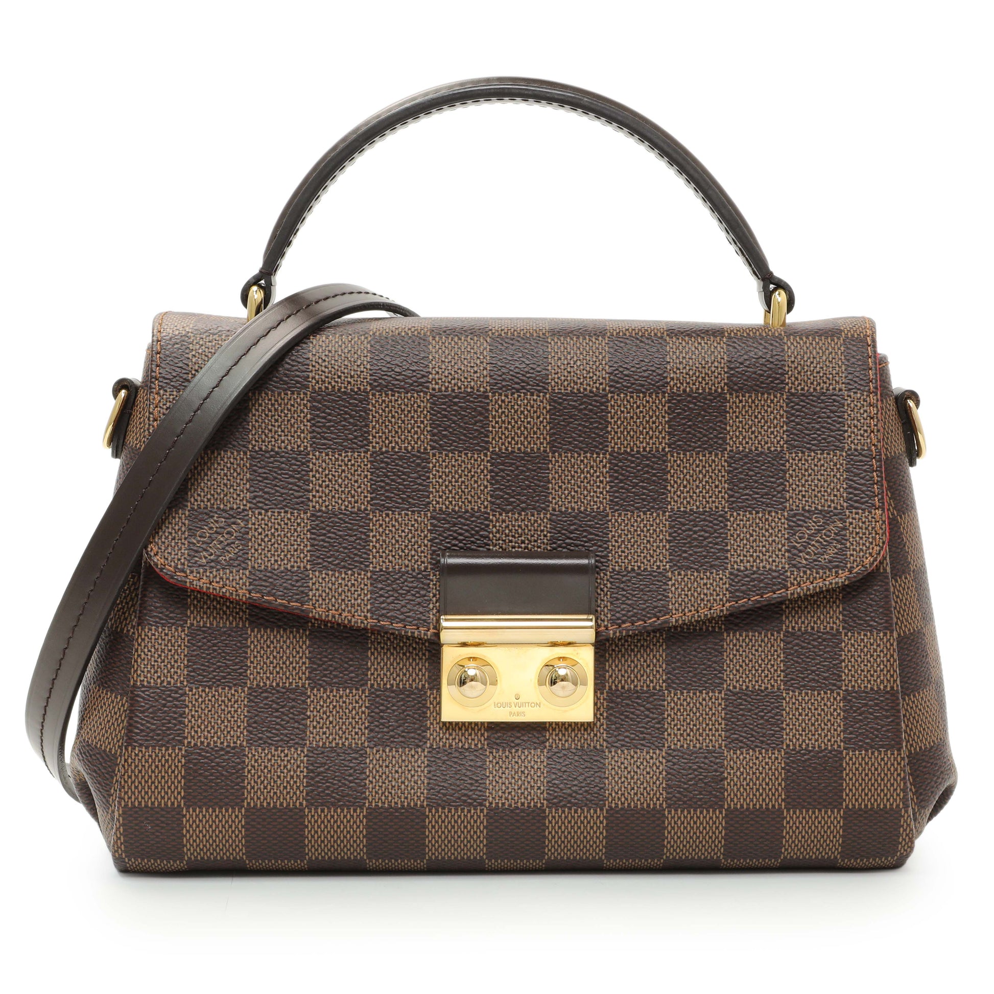 Exclusive Louis Vuitton Damier Ebene Croisette — Front View