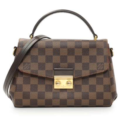 Exclusive Louis Vuitton Damier Ebene Croisette — Front View