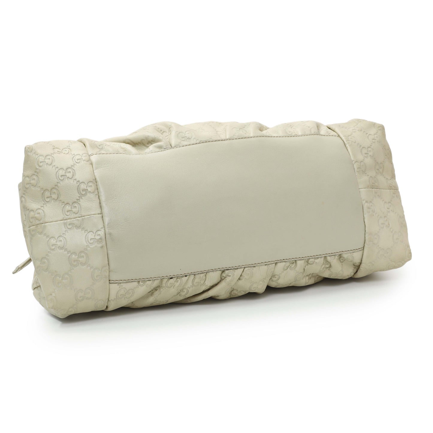 Exclusive Gucci Guccissima Cream Hysteria Handbag — Back View