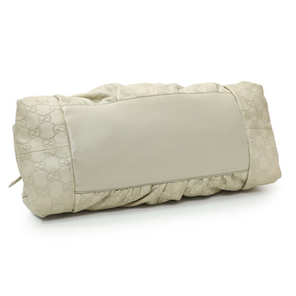 Exclusive Gucci Guccissima Cream Hysteria Handbag — Back View