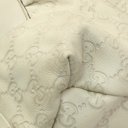 Exclusive Gucci Guccissima Cream Hysteria Handbag — Detail View