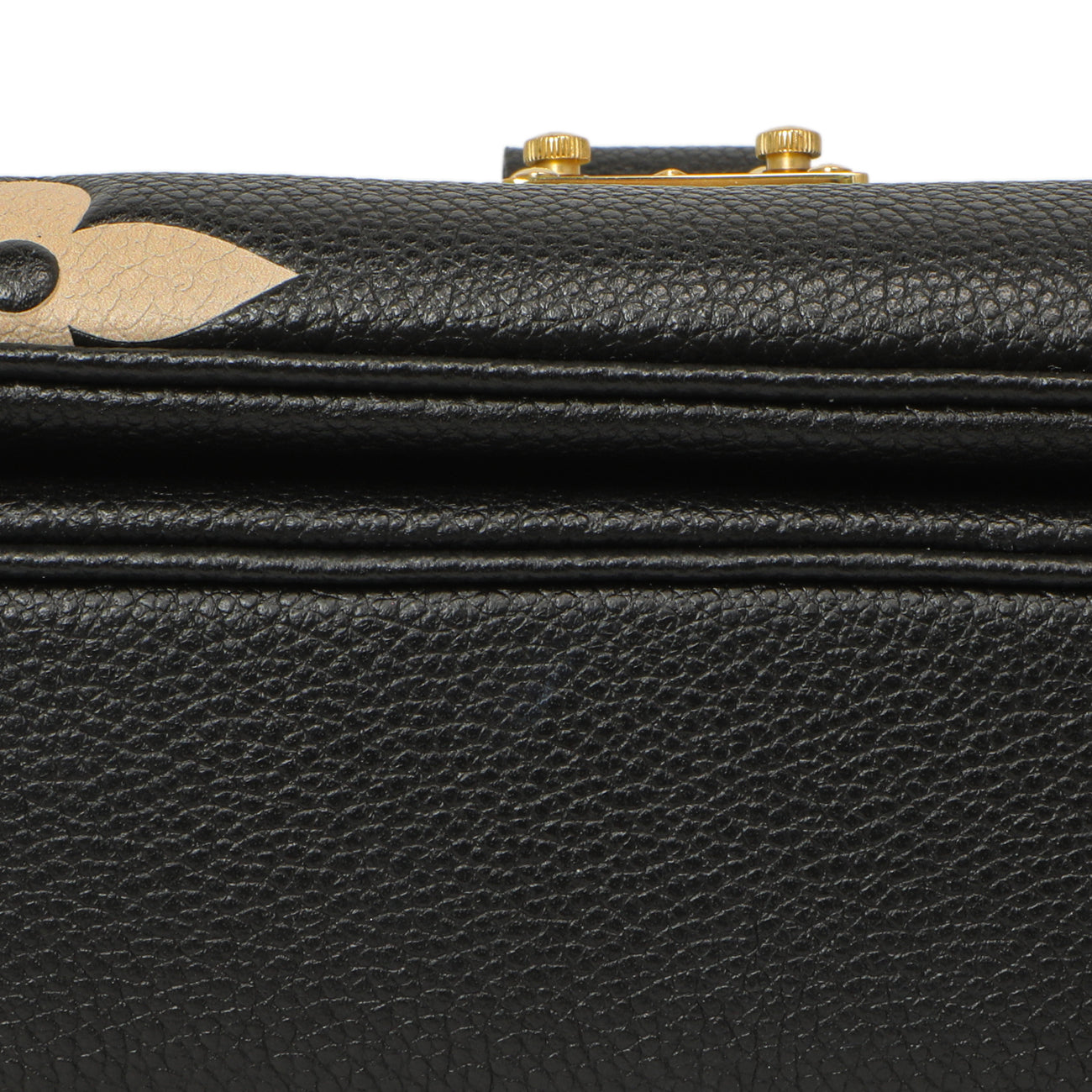 Exclusive Louis Vuitton Black Beige Empreinte Giant Monogram Pochette Metis — Lifestyle View