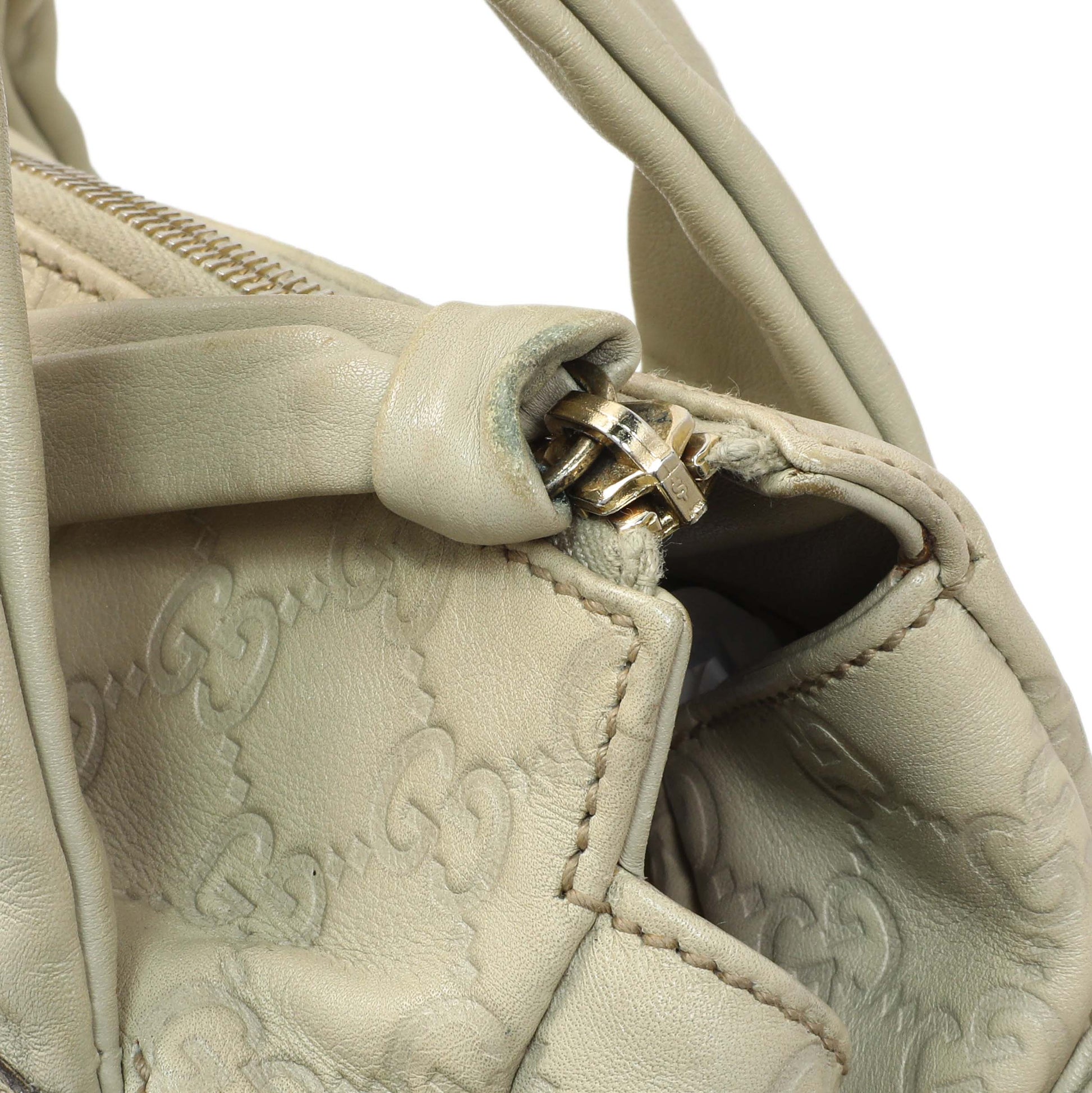 Exclusive Gucci Guccissima Cream Hysteria Handbag — Alternate View 12
