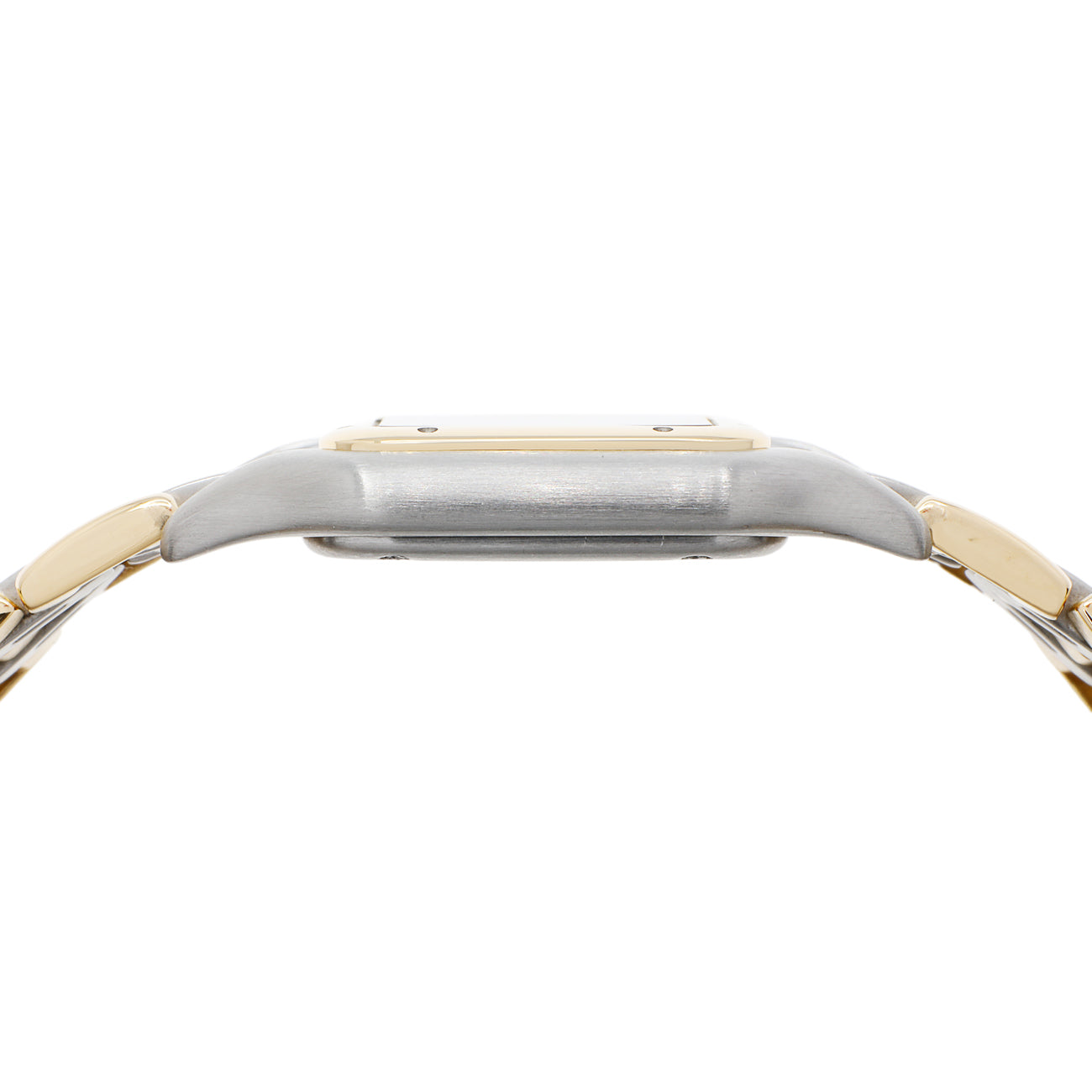 Exclusive Cartier Stainless Steel 18K Yellow Gold Panthere 166921 — Back View