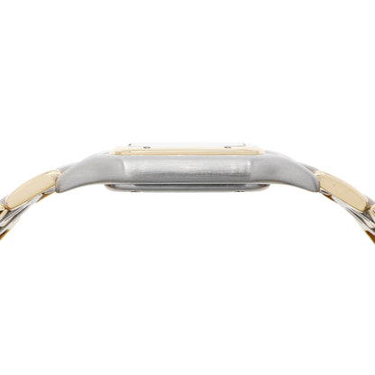 Exclusive Cartier Stainless Steel 18K Yellow Gold Panthere 166921 — Back View