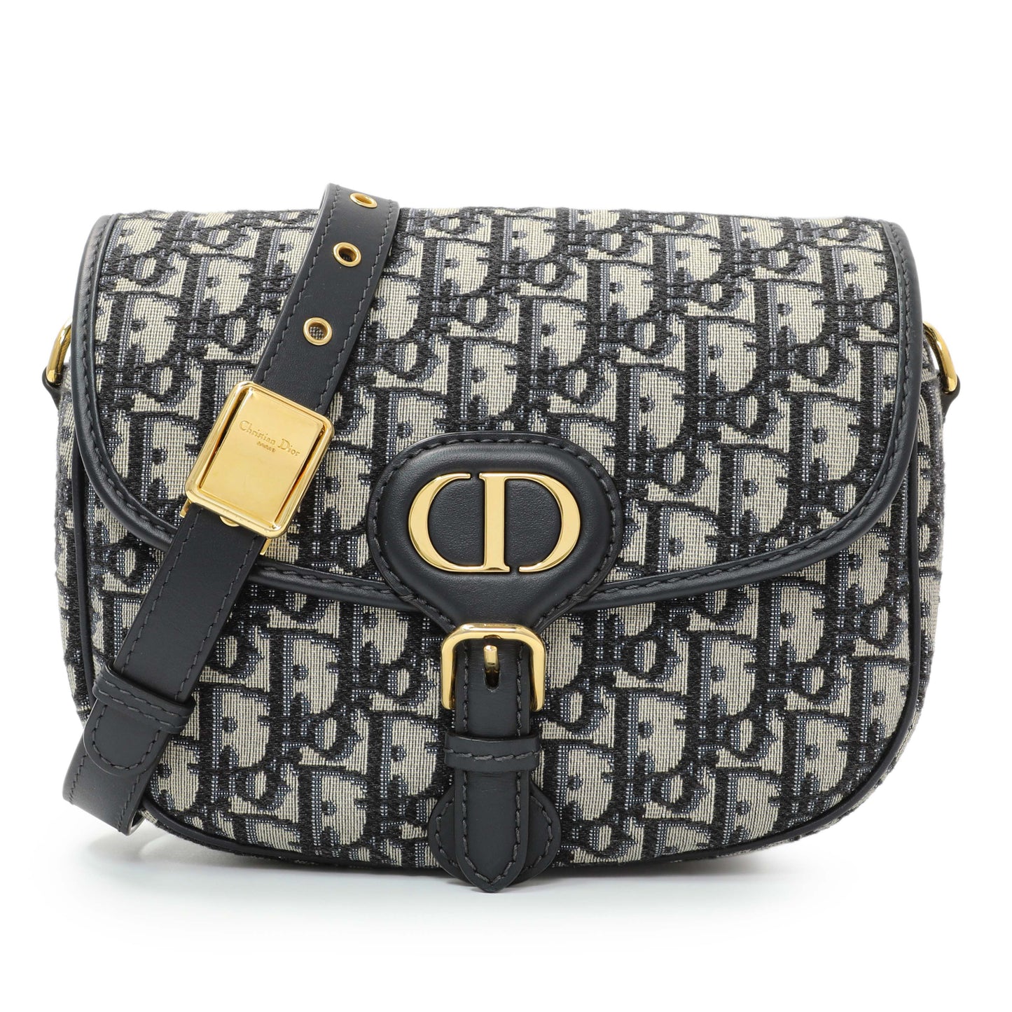 Exclusive Christian Dior Oblique Medium Bobby Flap — Front View