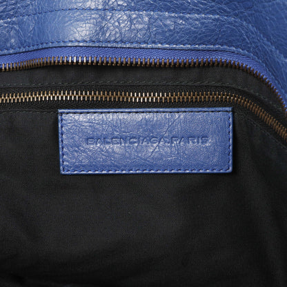 Exclusive Balenciaga Blue Agneau Classic Hardware City — Alternate View 9