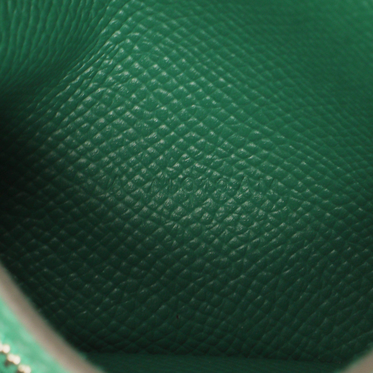 Exclusive Hermes Vert Vertigo Epsom Bearn Compact Wallet — Lifestyle View