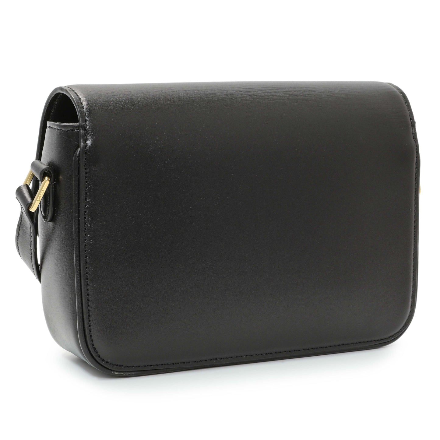 Exclusive Celine Black Calfskin Medium Tassel Bag — Side View