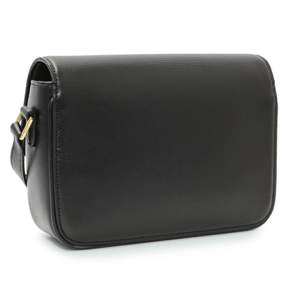 Exclusive Celine Black Calfskin Medium Tassel Bag — Side View
