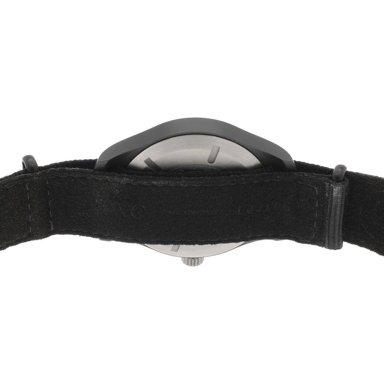Exclusive IWC Black Ceramic Pilot Top Gun 41mm IW326901 — Top View