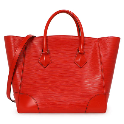 Exclusive Louis Vuitton Coquelicot Epi Phenix MM — Front View